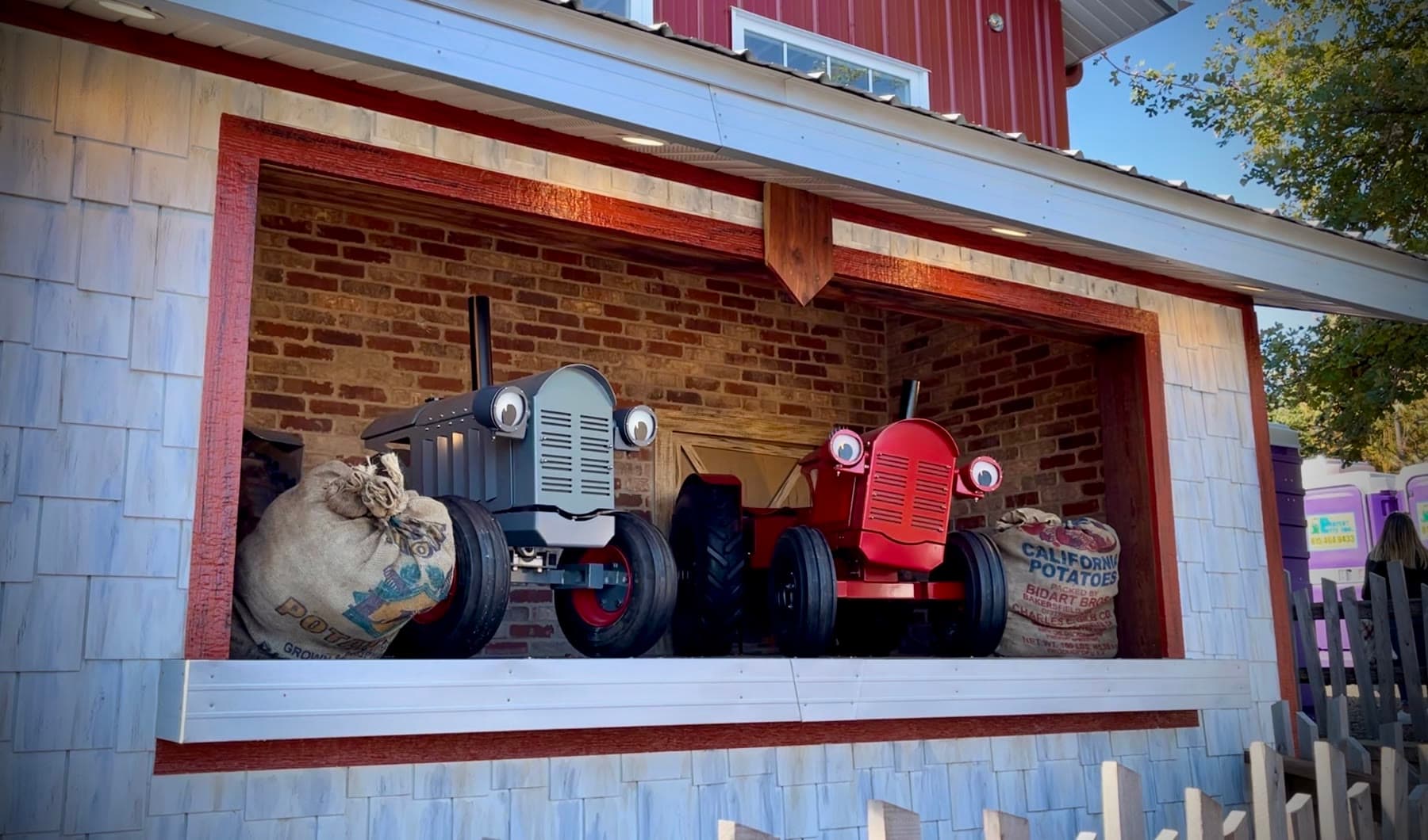 Zack the Tractor at Bengtson's Pumpkin Farm