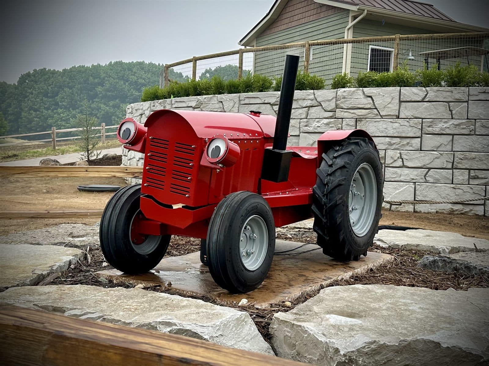 Zack the Tractor at Lewis Adventure Farm & Zoo